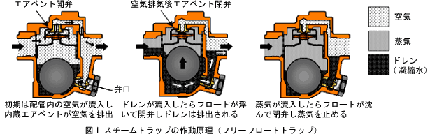 スチームトラップの前後 周辺配管の注意点について 蒸気のことならテイエルブイ